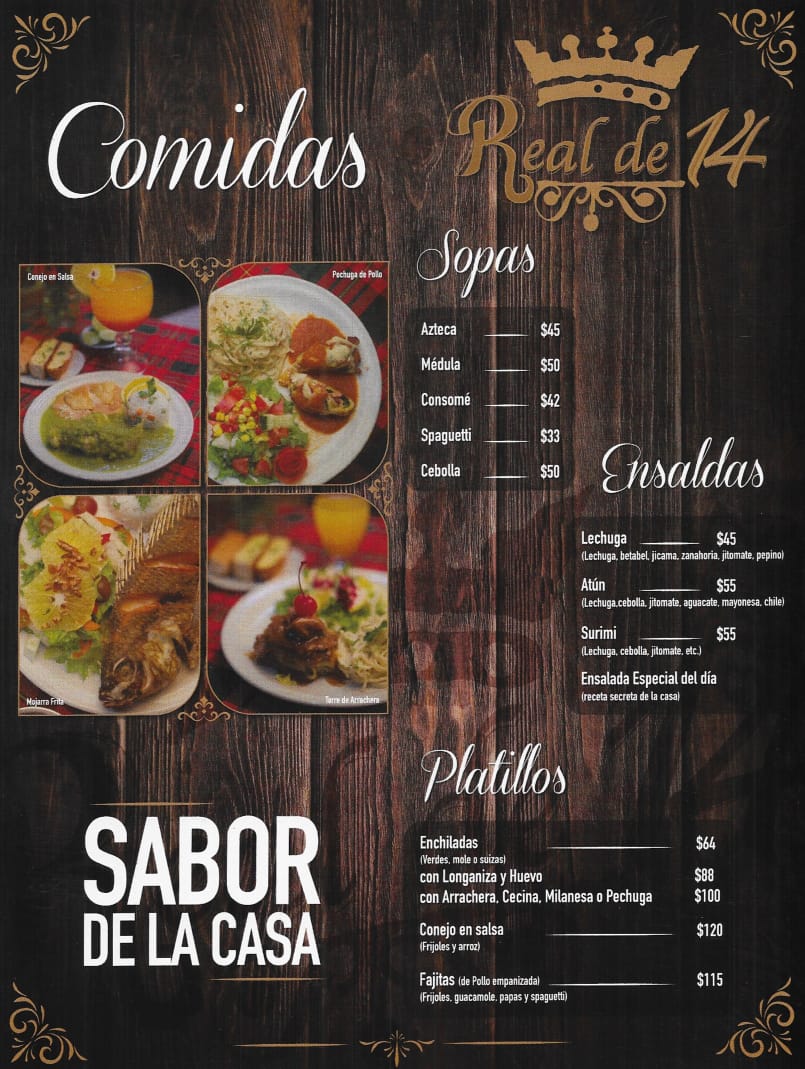 Real de 14 Menu - Image 3