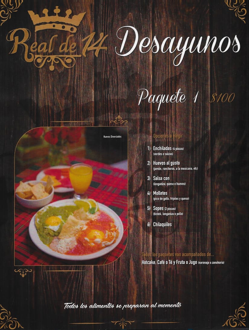 Real de 14 Menu - Image 4